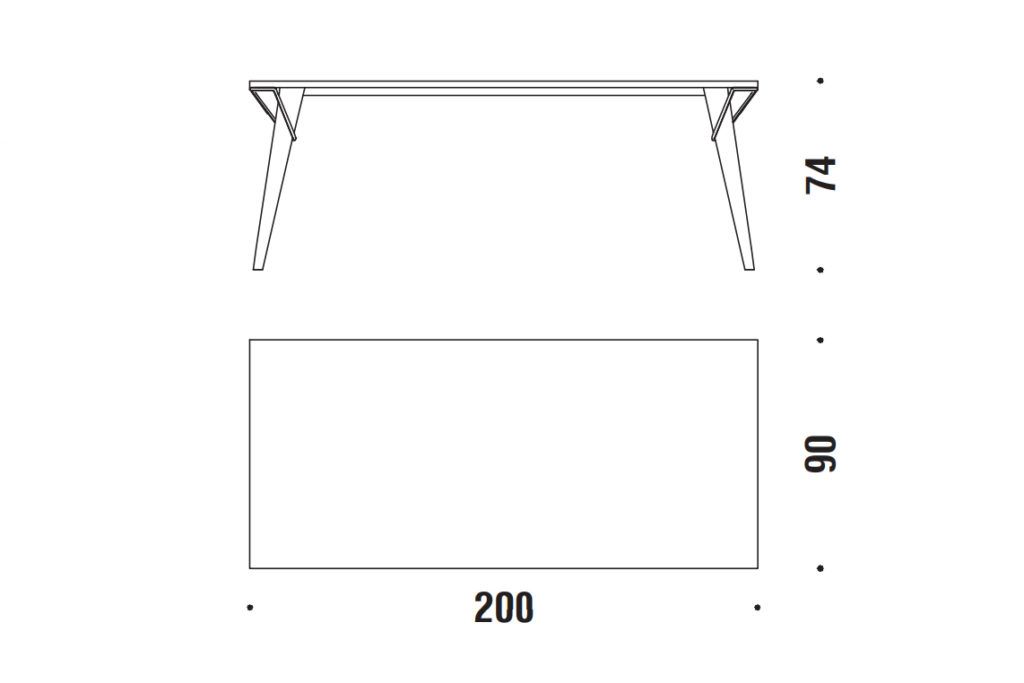 200x90x74H